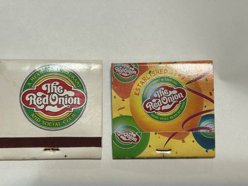 Vintage matchbooks the red - vintage, 2